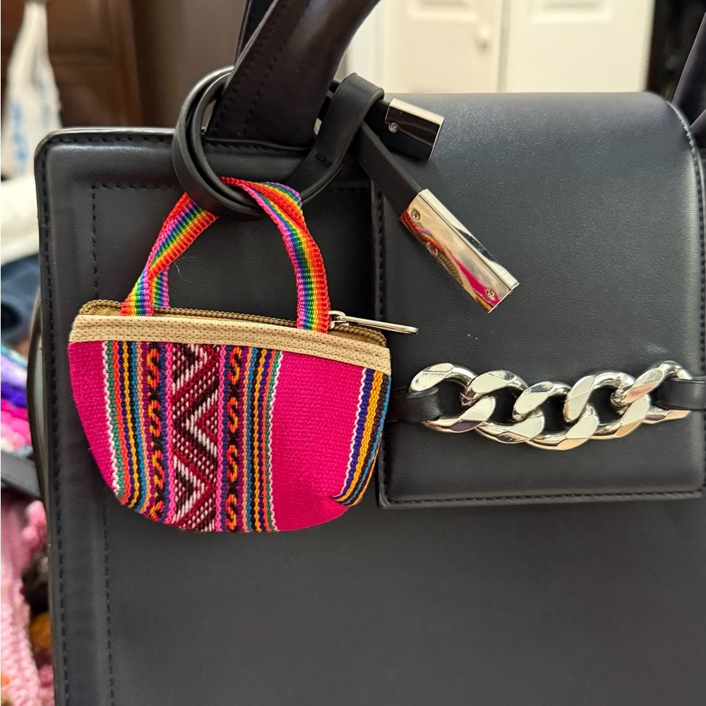 Peruvian Multicolor Patterned Women's Coin Purse - image 2